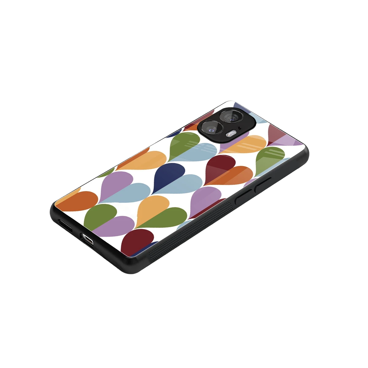 Heart Splash stylish phone case for nothing phone 2 | glossy glass and slim fit