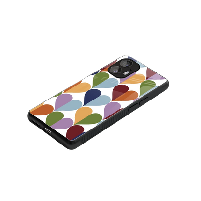 Heart Splash stylish phone case for nothing phone 2 | glossy glass and slim fit
