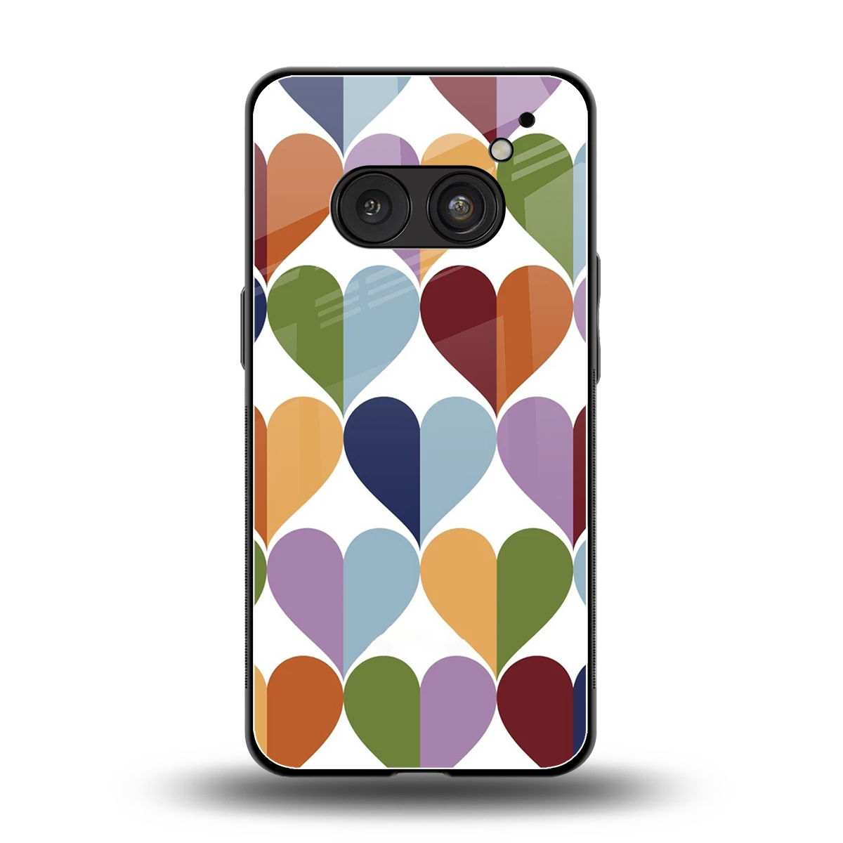 Heart Splash back phone cover | glass case for nothing phone 2a plus