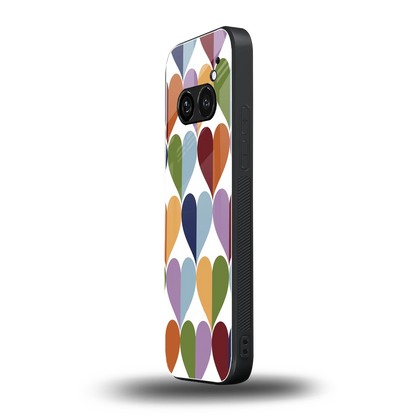 Heart Splash nothing phone 2a mobile cover | shockproof glass phone case