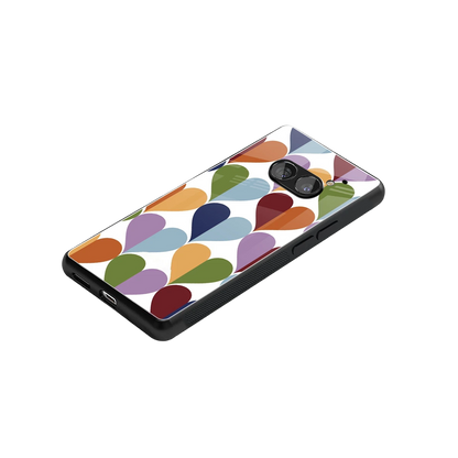 Heart Splash stylish phone case for nothing phone 2a | glossy glass and slim fit