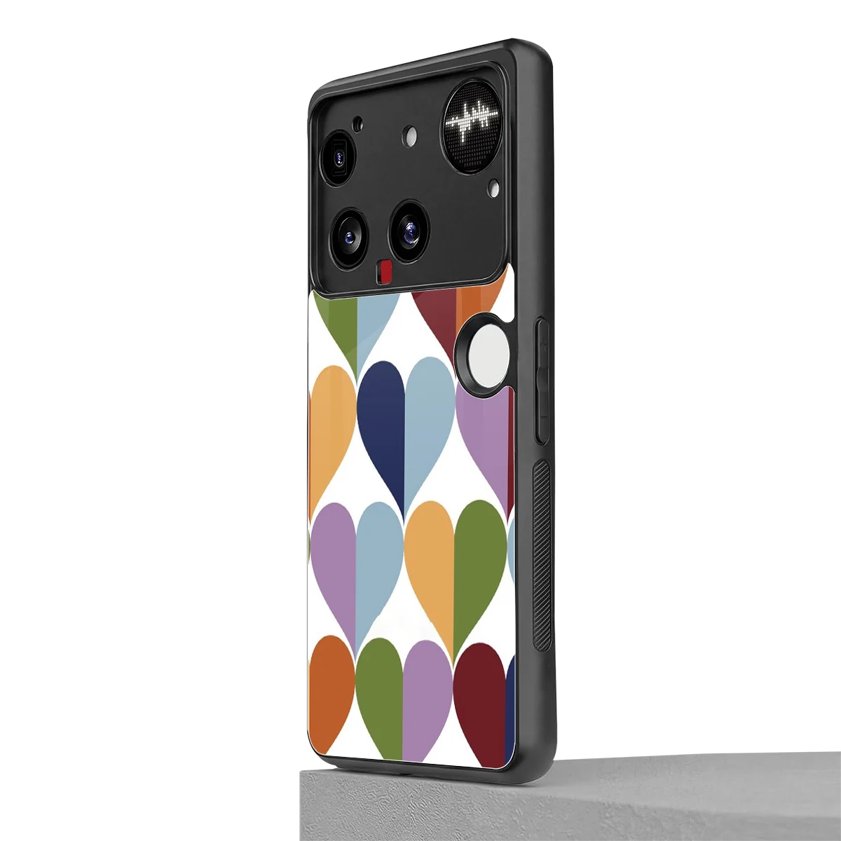Heart Splash nothing phone 3 mobile cover | shockproof glass phone case