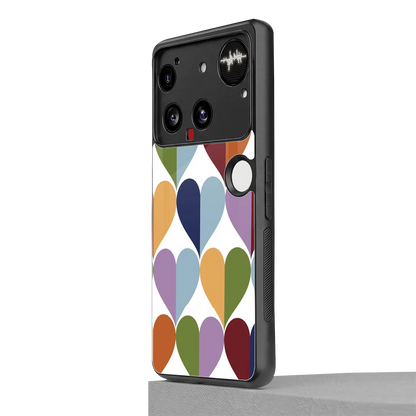 Heart Splash nothing phone 3 mobile cover | shockproof glass phone case
