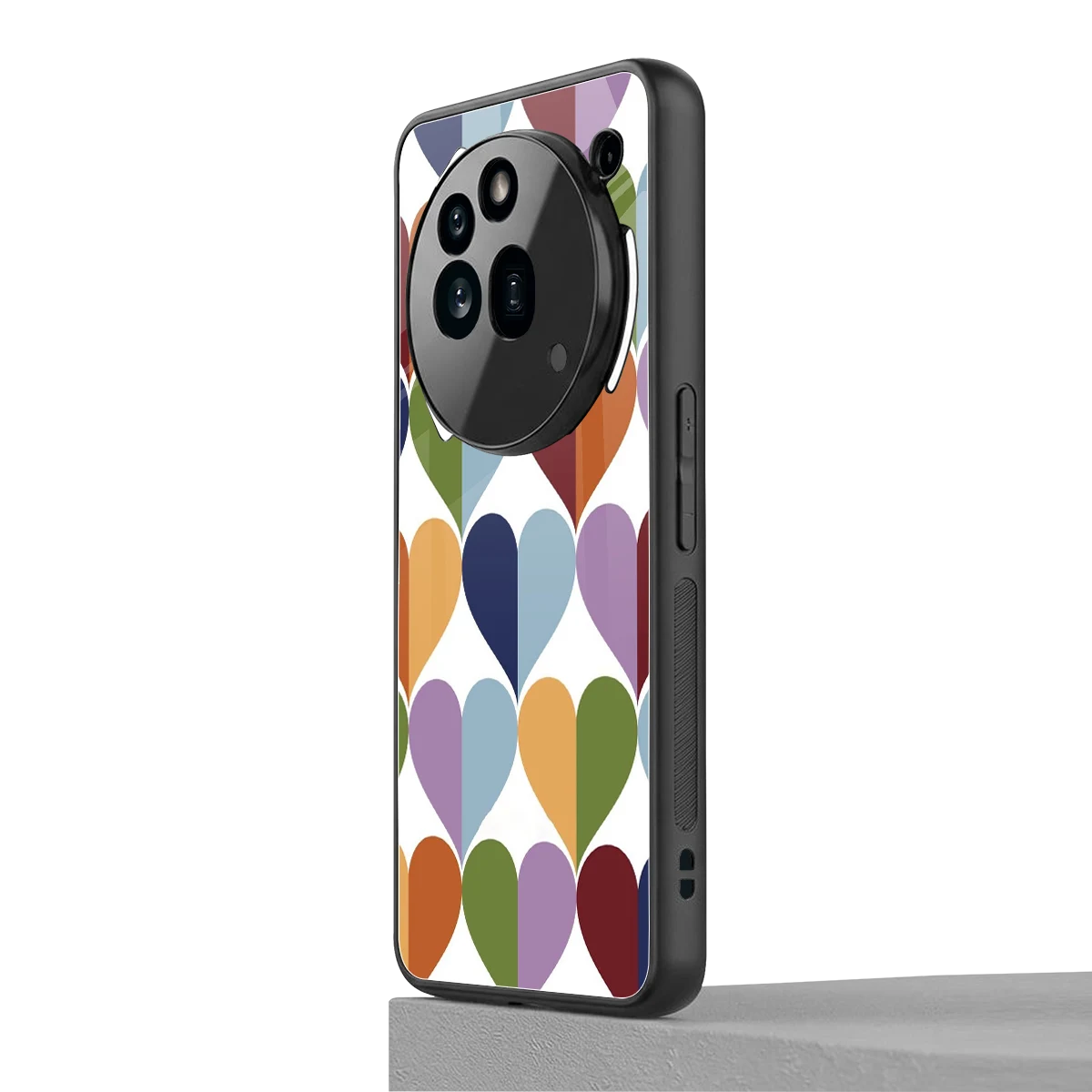 Heart Splash nothing phone 3a pro mobile cover | shockproof glass phone case