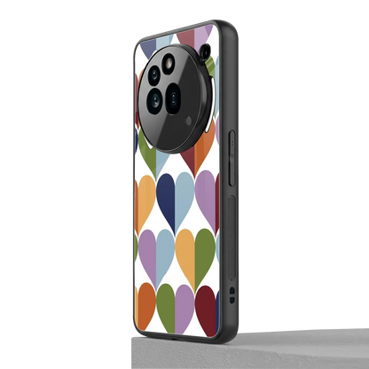 Heart Splash nothing phone 3a pro mobile cover | shockproof glass phone case