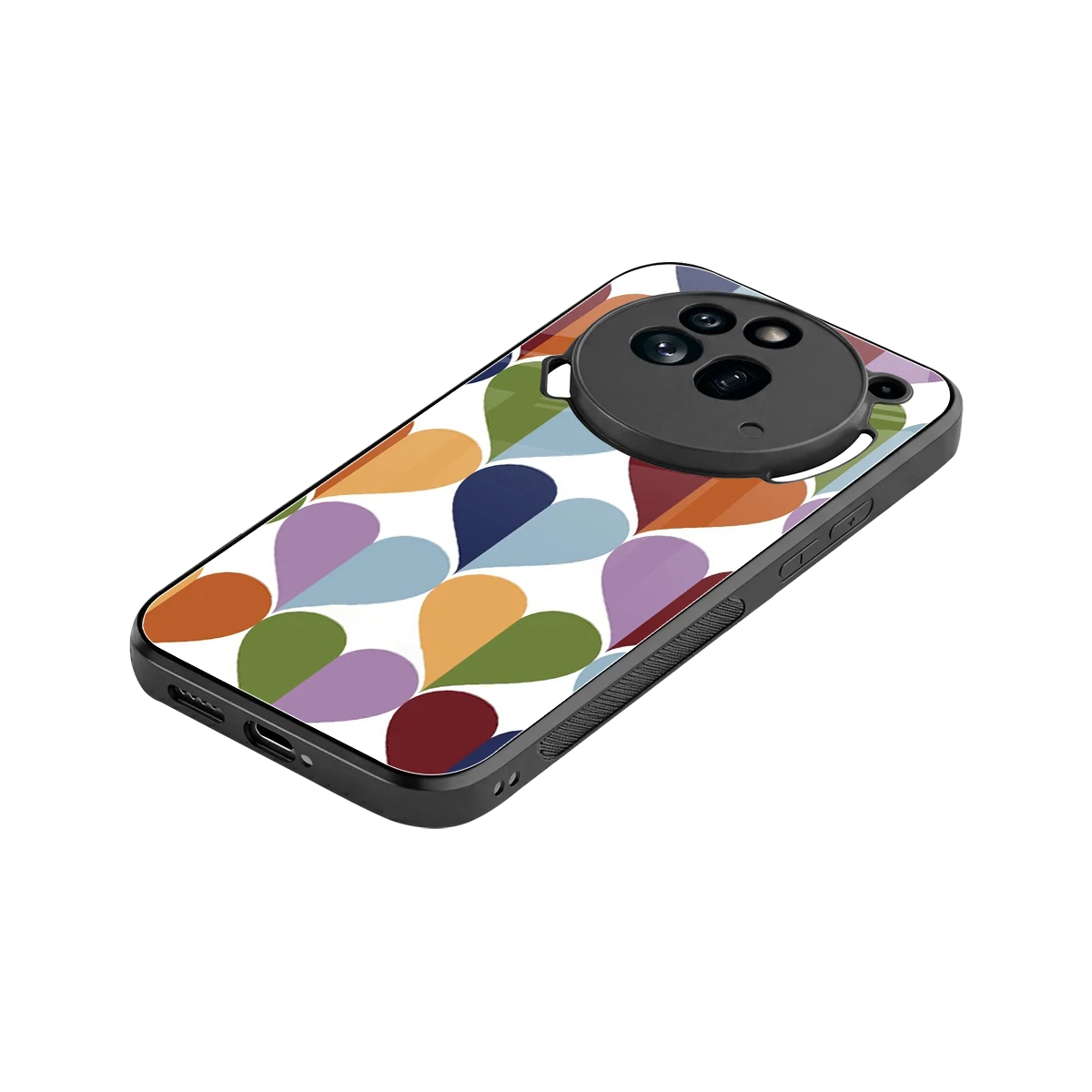 Heart Splash stylish phone case for nothing phone 3a pro | glossy glass and slim fit