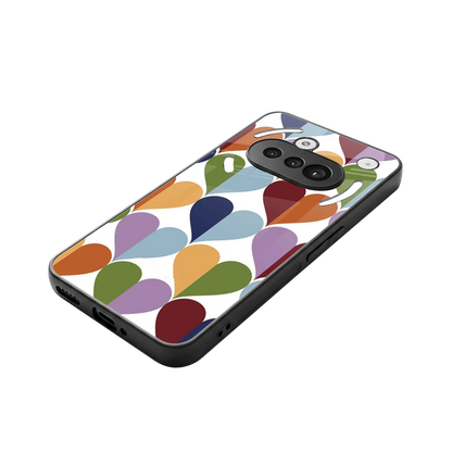 Heart Splash stylish phone case for nothing phone 3a | glossy glass and slim fit