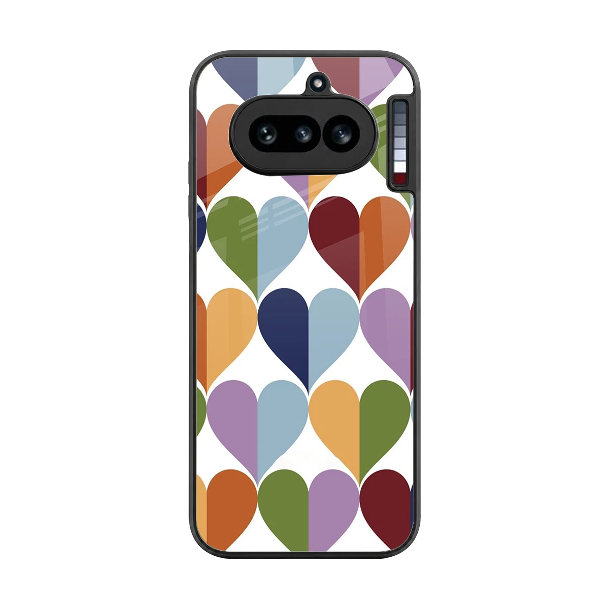 Heart Splash back phone cover | glass case for nothing phone 4a