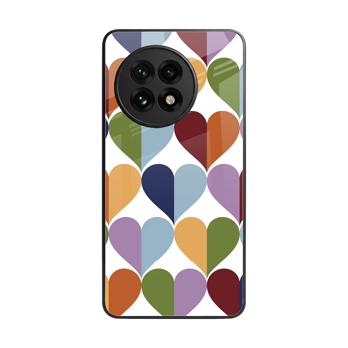 Heart Splash back phone cover | glass case for oneplus 13r
