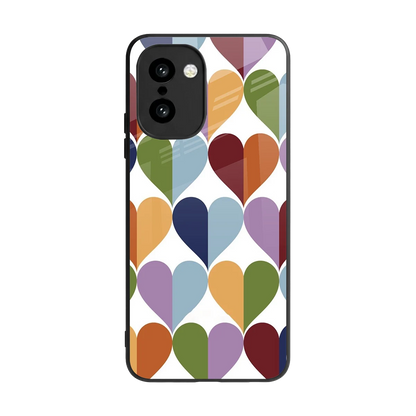 Heart Splash back phone cover | glass case for oneplus 15r