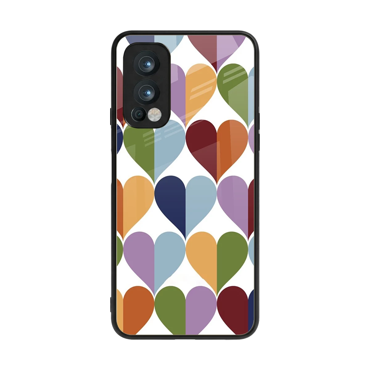 Heart Splash back phone cover | glass case for oneplus nord 2