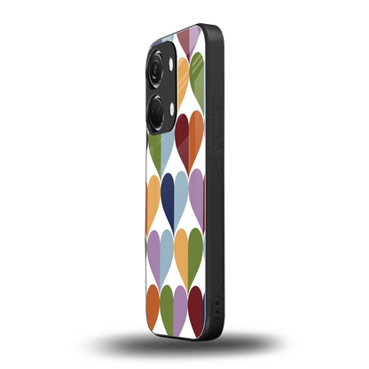 Heart Splash oneplus nord 3 mobile cover | shockproof glass phone case