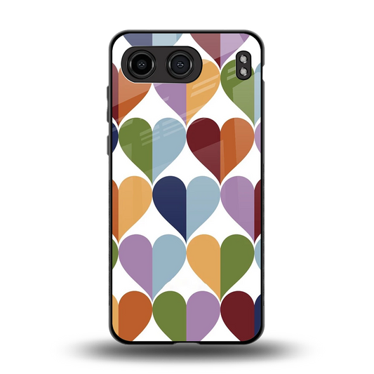 Heart Splash back phone cover | glass case for oneplus nord 4