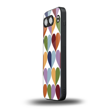 Heart Splash oneplus nord 4 mobile cover | shockproof glass phone case