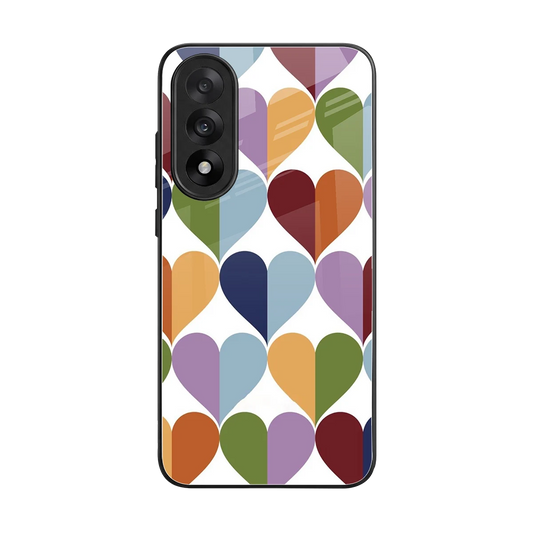 Heart Splash back phone cover | glass case for oneplus nord 5