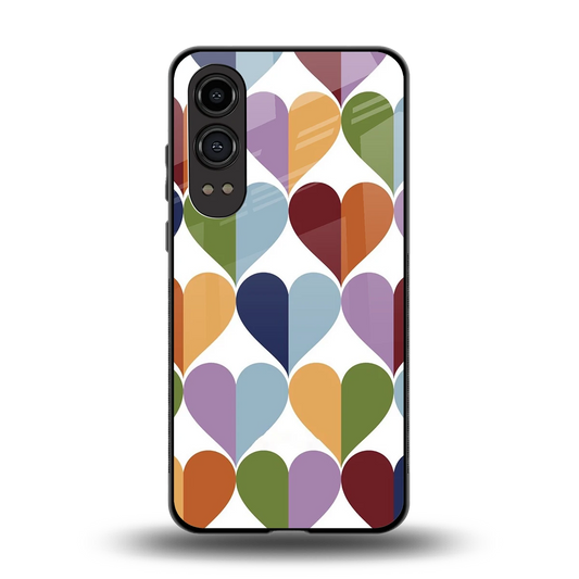 Heart Splash back phone cover | glass case for oneplus nord ce 4 lite