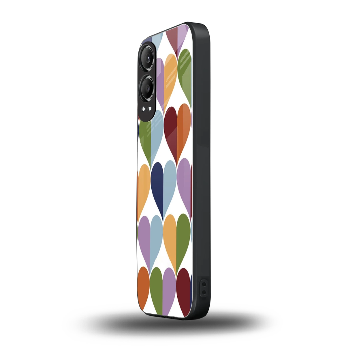 Heart Splash oneplus nord ce 4 lite mobile cover | shockproof glass phone case