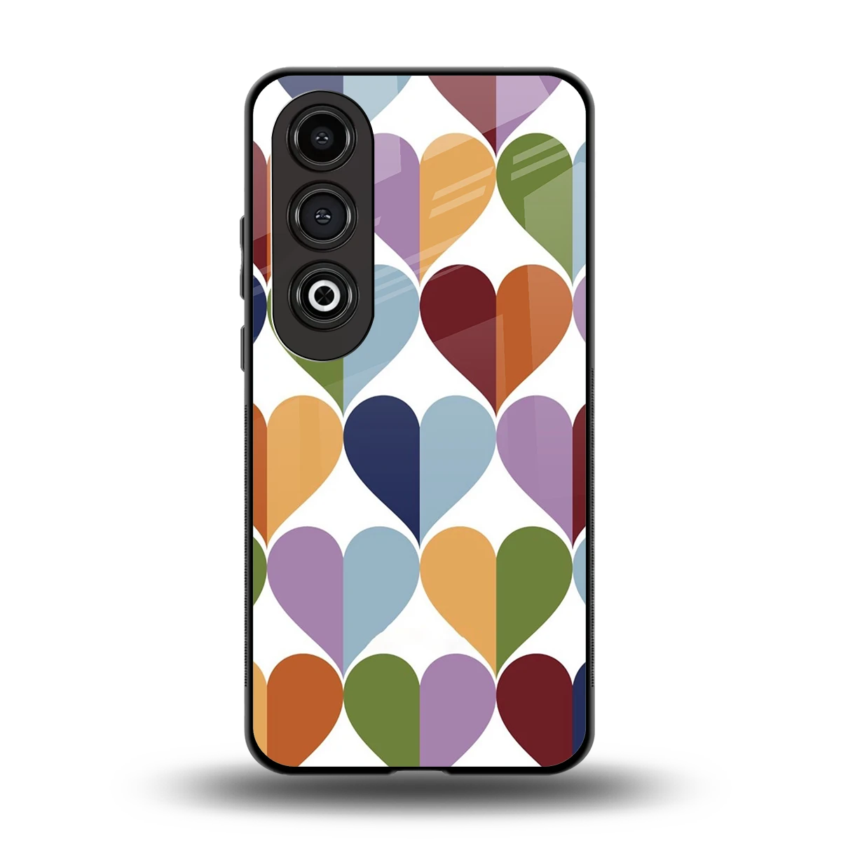 Heart Splash back phone cover | glass case for oneplus nord ce 4