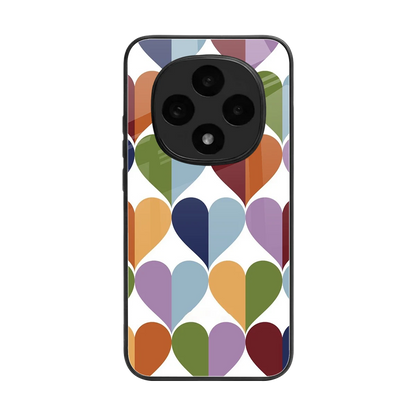 Heart Splash back phone cover | glass case for oppo f31 pro 5g