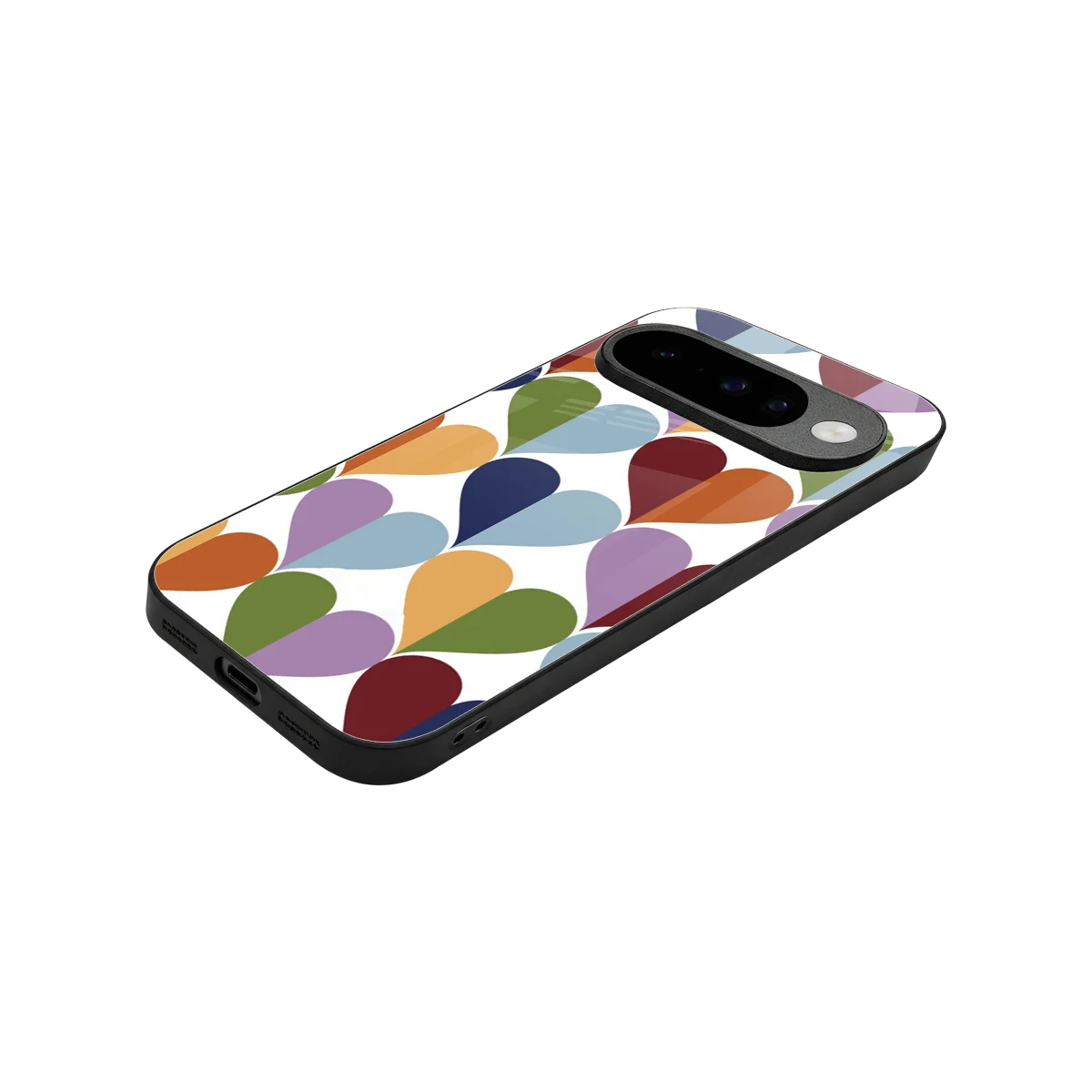 Heart Splash stylish phone case for google pixel 10 | glossy glass and slim fit