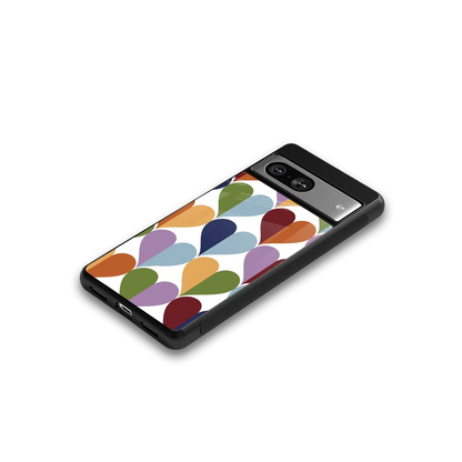 Heart Splash google pixel 8 mobile cover | shockproof glass phone case