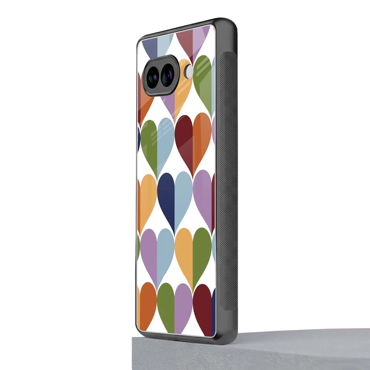 Heart Splash google pixel 10a mobile cover | shockproof glass phone case