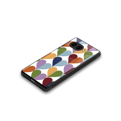 Heart Splash stylish phone case for google pixel 10a | glossy glass and slim fit