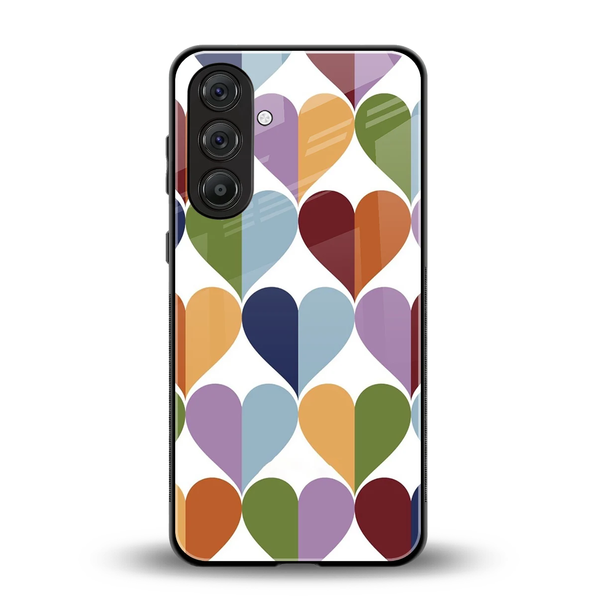 Heart Splash back phone cover | glass case for samsung galaxy m35 5g