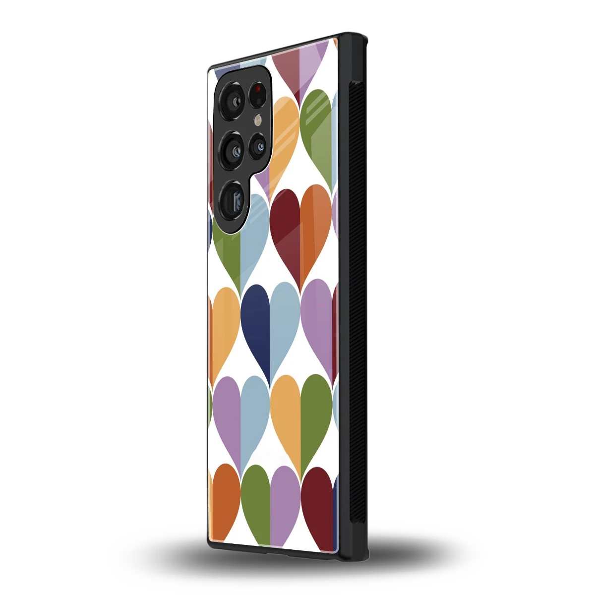 Heart Splash samsung galaxy s24 ultra mobile cover | shockproof glass phone case