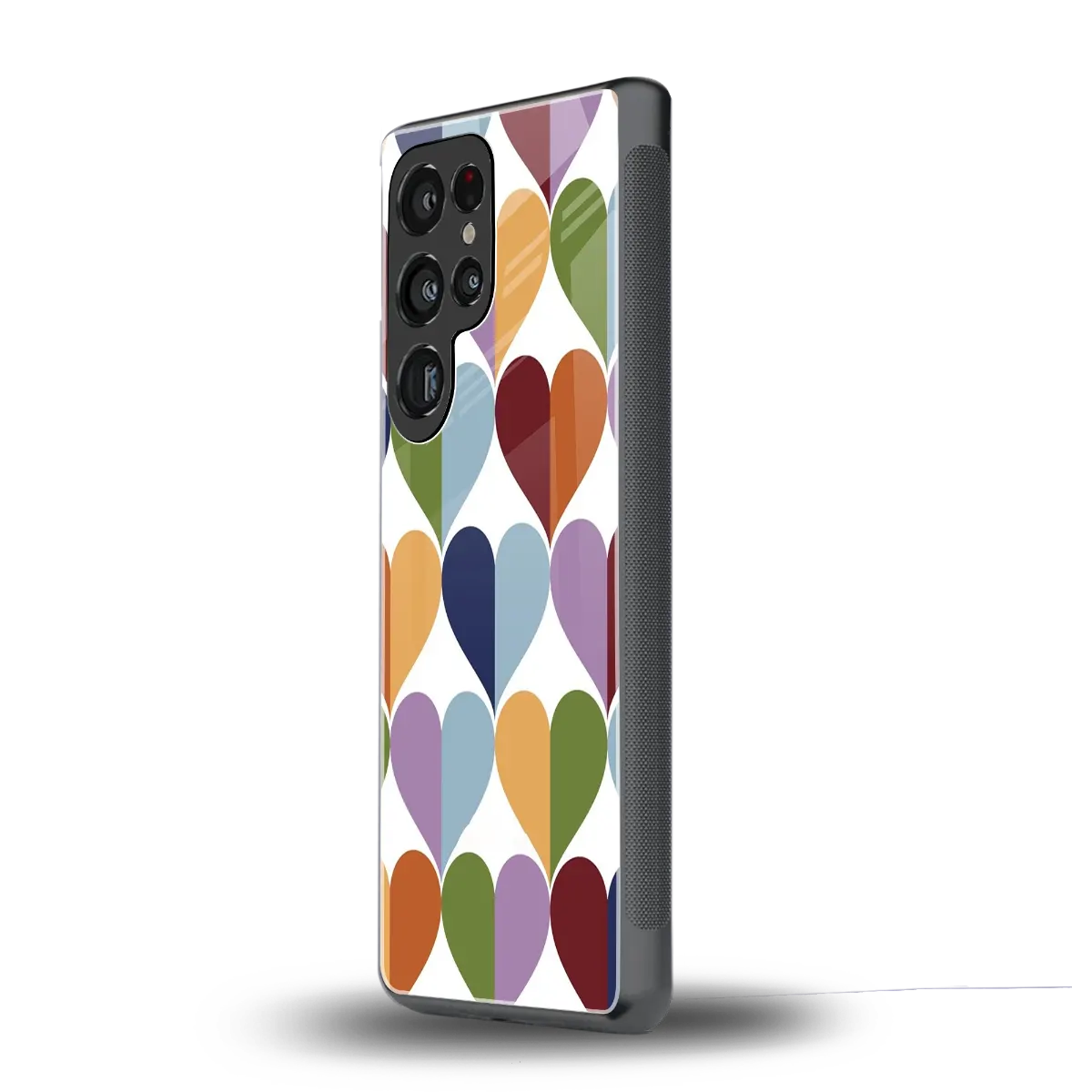 Heart Splash samsung galaxy s25 ultra mobile cover | shockproof glass phone case
