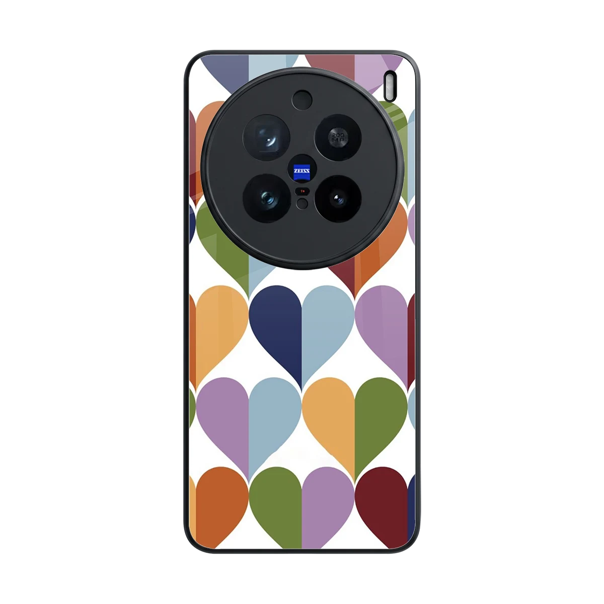 Heart Splash back phone cover | glass case for vivo x200 pro