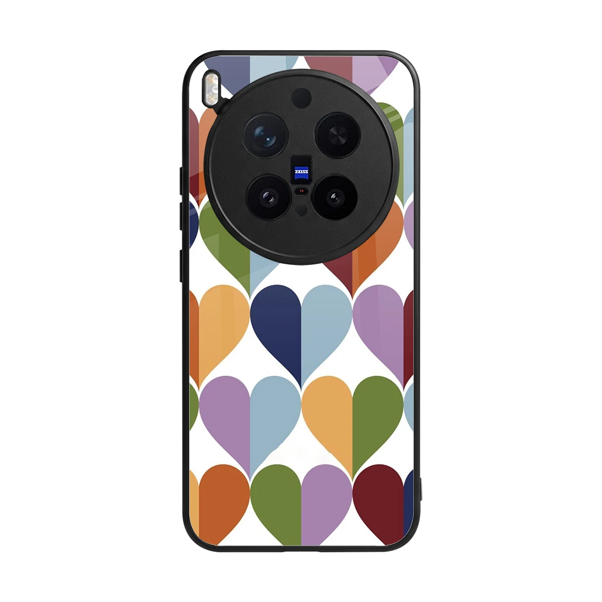 Heart Splash back phone cover | glass case for vivo x300 pro