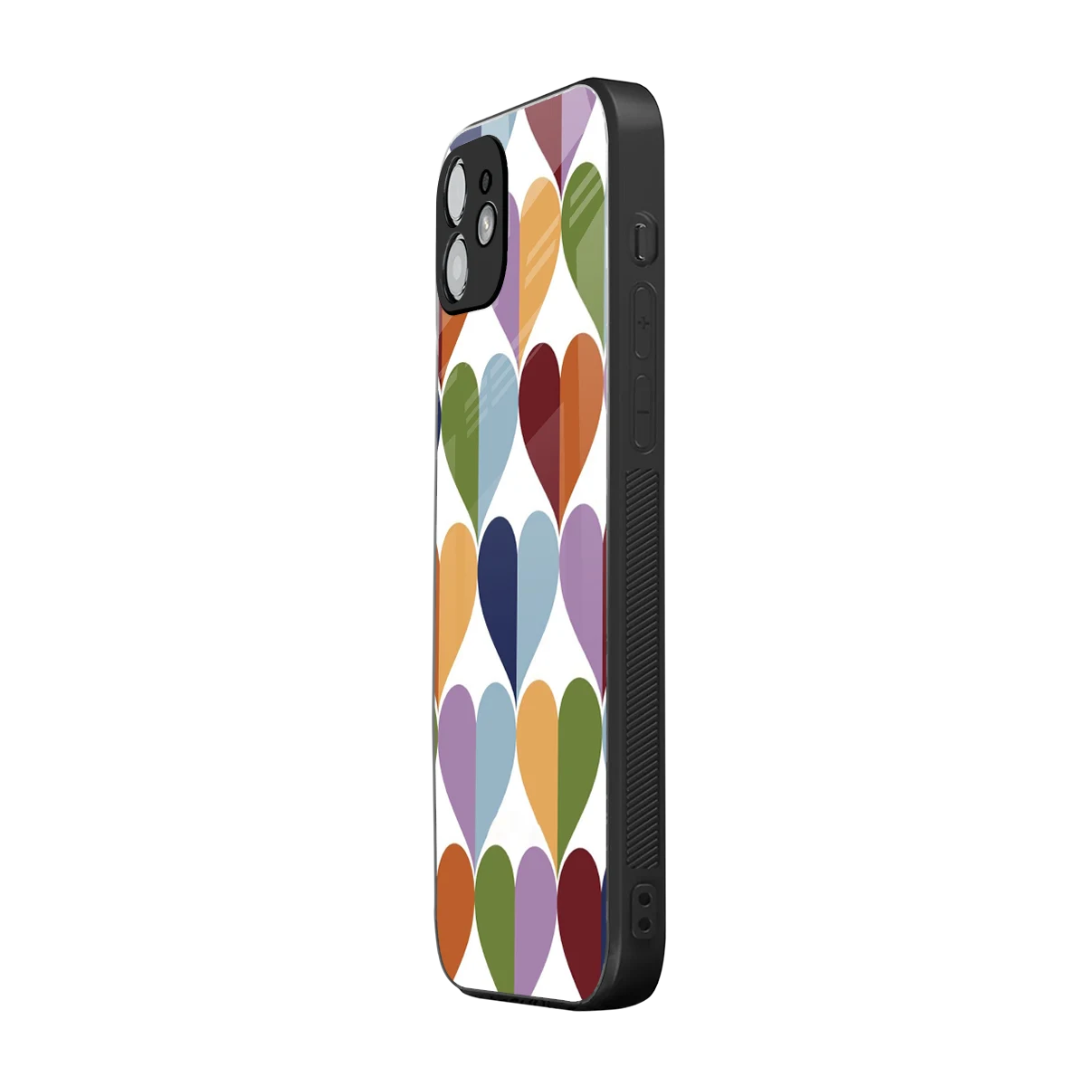 Heart Splash iphone 11 mobile cover | shockproof glass phone case