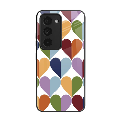 Heart Splash back phone cover | glass case for redmi 15 5g