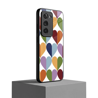 Heart Splash redmi 15 5g mobile cover | shockproof glass phone case