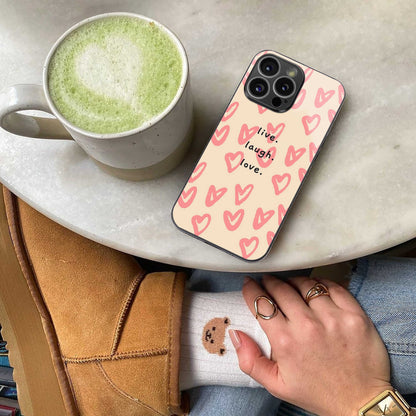 Heart Flow Phone Case for Iphone 16 | Glass Case