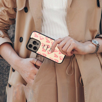 Heart Flow Phone Case for Iphone 16 | Glass Case