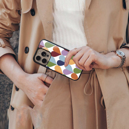 Heart Splash Phone Case for Iphone 16 | Glass Case