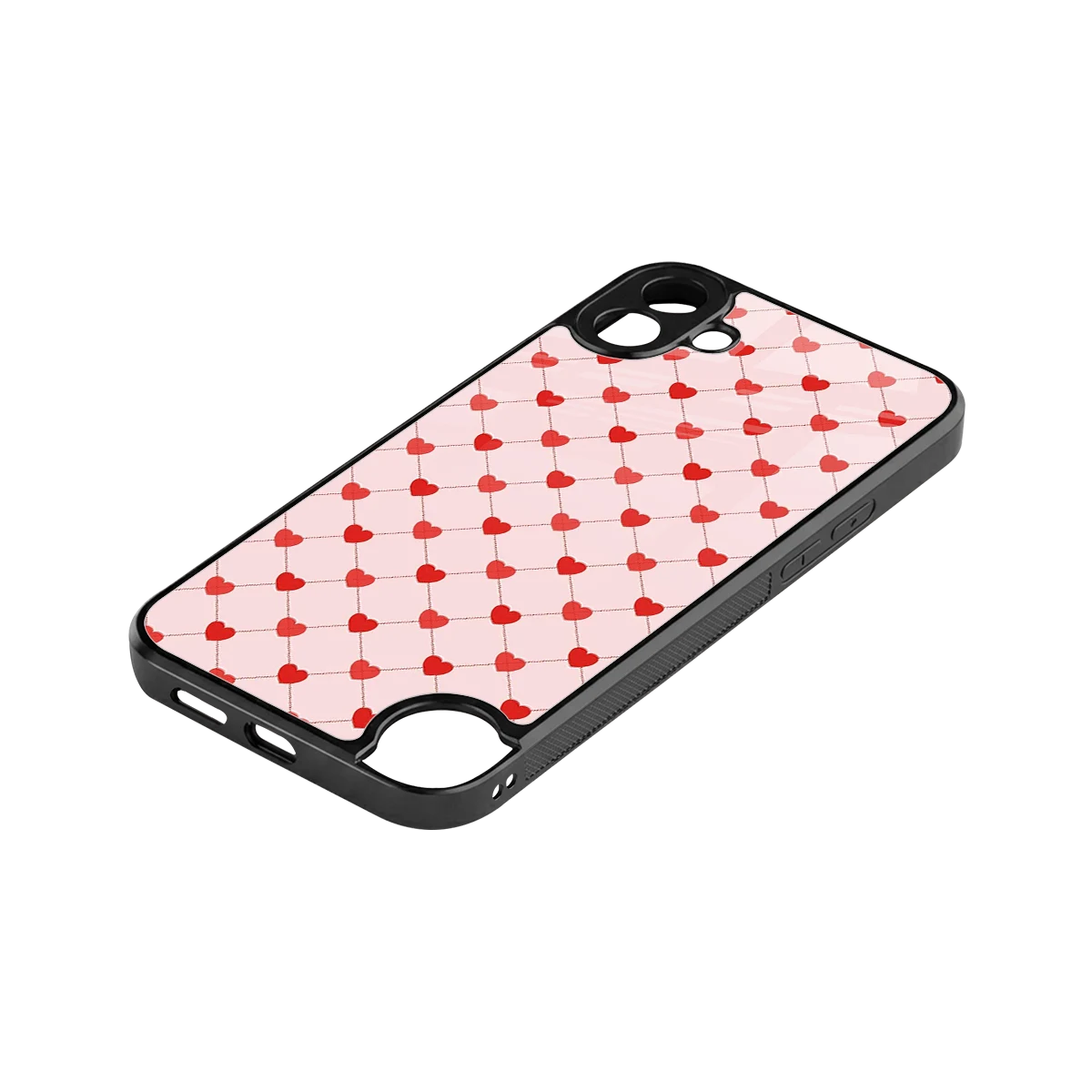 Heartbeat stylish phone case for cmf nothing phone 1 | glossy glass and slim fit
