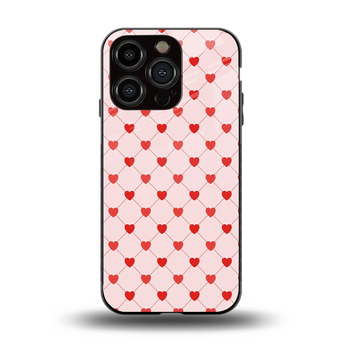 Heartbeat back phone cover | glass case for iphone 13 pro