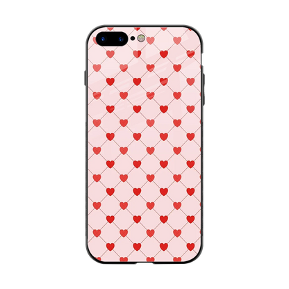 Heartbeat back phone cover | glass case for iphone 8 plus