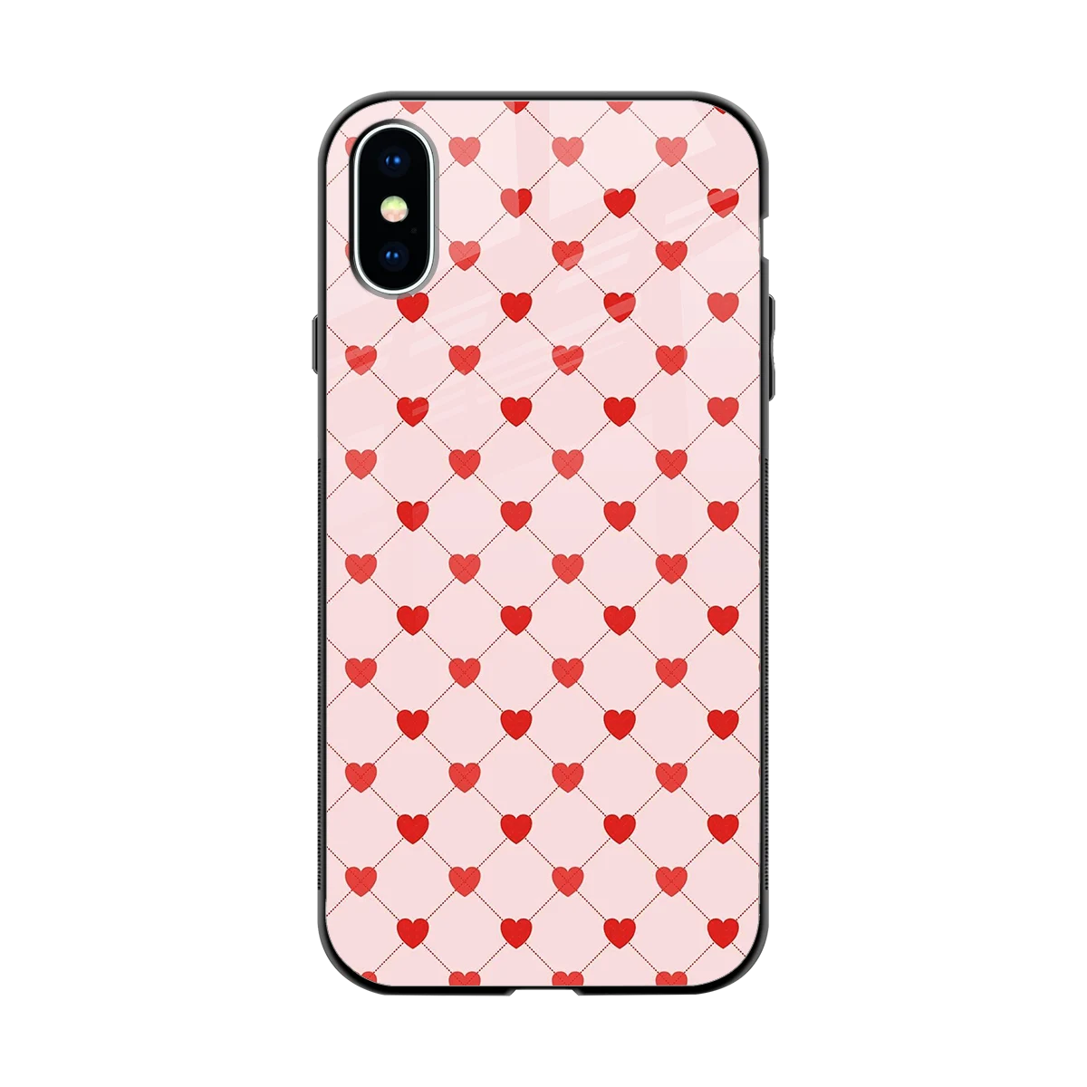 Heartbeat back phone cover | glass case for iphone xs