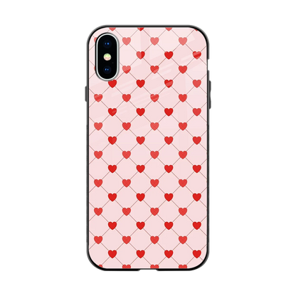 Heartbeat back phone cover | glass case for iphone xs