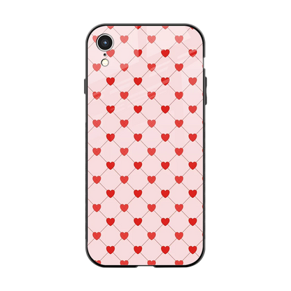 Heartbeat back phone cover | glass case for iphone xr