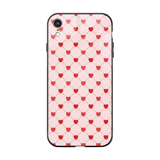 Heartbeat back phone cover | glass case for iphone xr