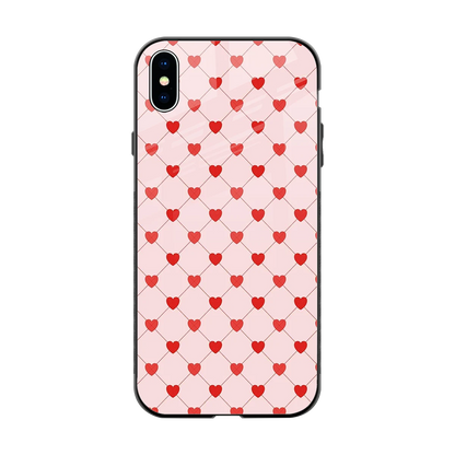 Heartbeat back phone cover | glass case for iphone xs max