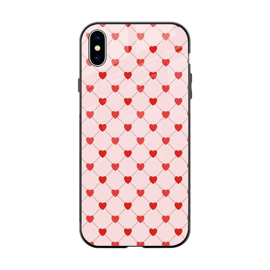 Heartbeat back phone cover | glass case for iphone xs max