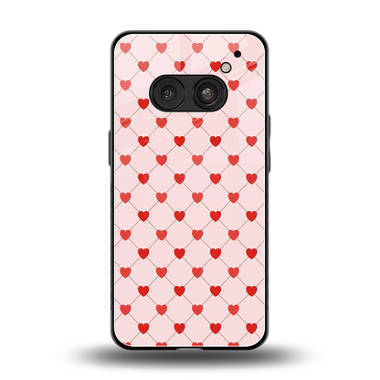 Heartbeat back phone cover | glass case for nothing phone 2a