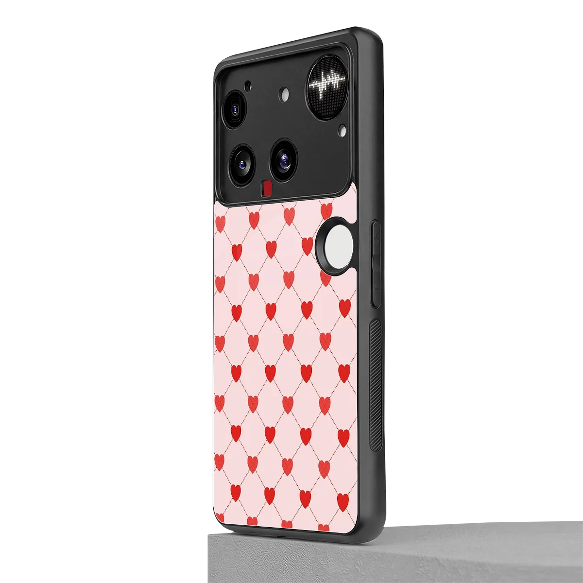 Heartbeat nothing phone 3 mobile cover | shockproof glass phone case