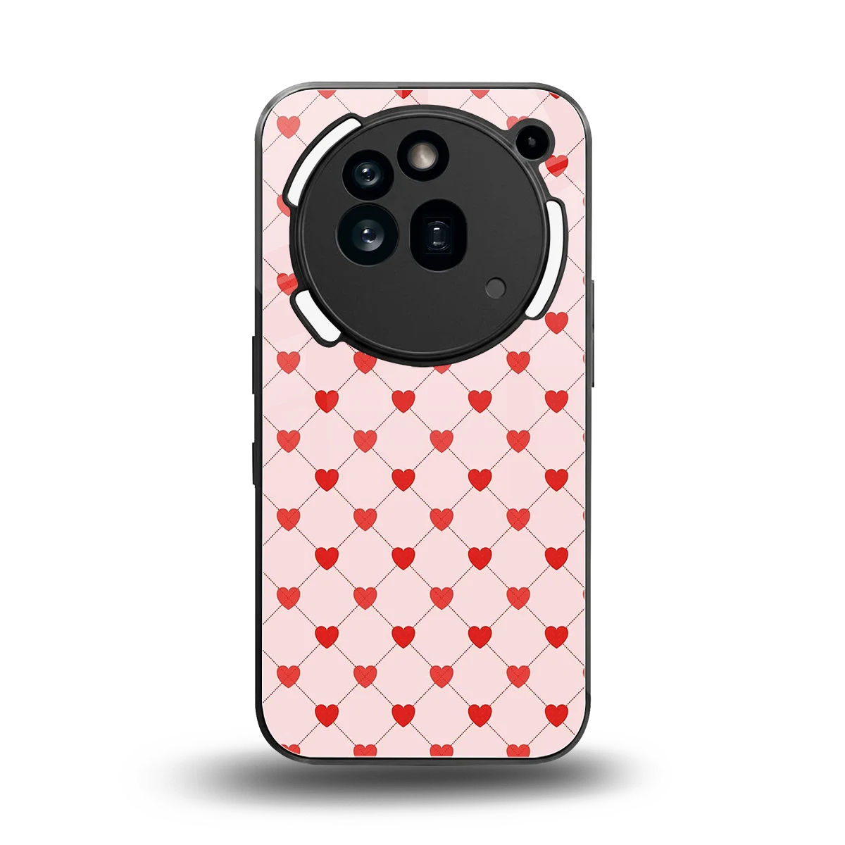 Heartbeat back phone cover | glass case for nothing phone 3a pro